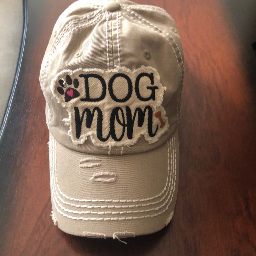 Dog Mom distressed cap